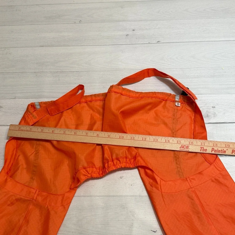 Dog‎ rain suit two piece jacket and pants size orange 6/8